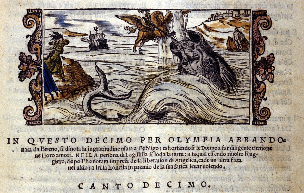 Scena del poema cavalleresco 