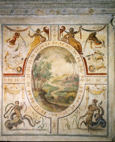 Parete nel bagno di Cosimo I de