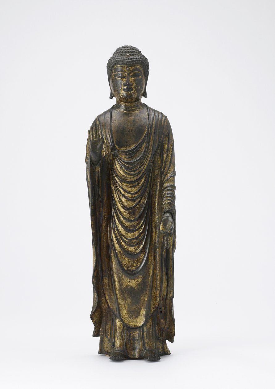 Amitabha Buddha (Amida) il Buddha della Luce Infinita, periodo Kamakura da Japanese School