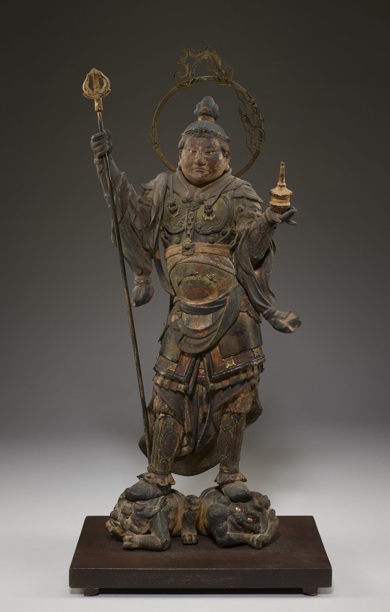 Bishamonten (Vaisravana, Guardiano del Nord) da Japanese School