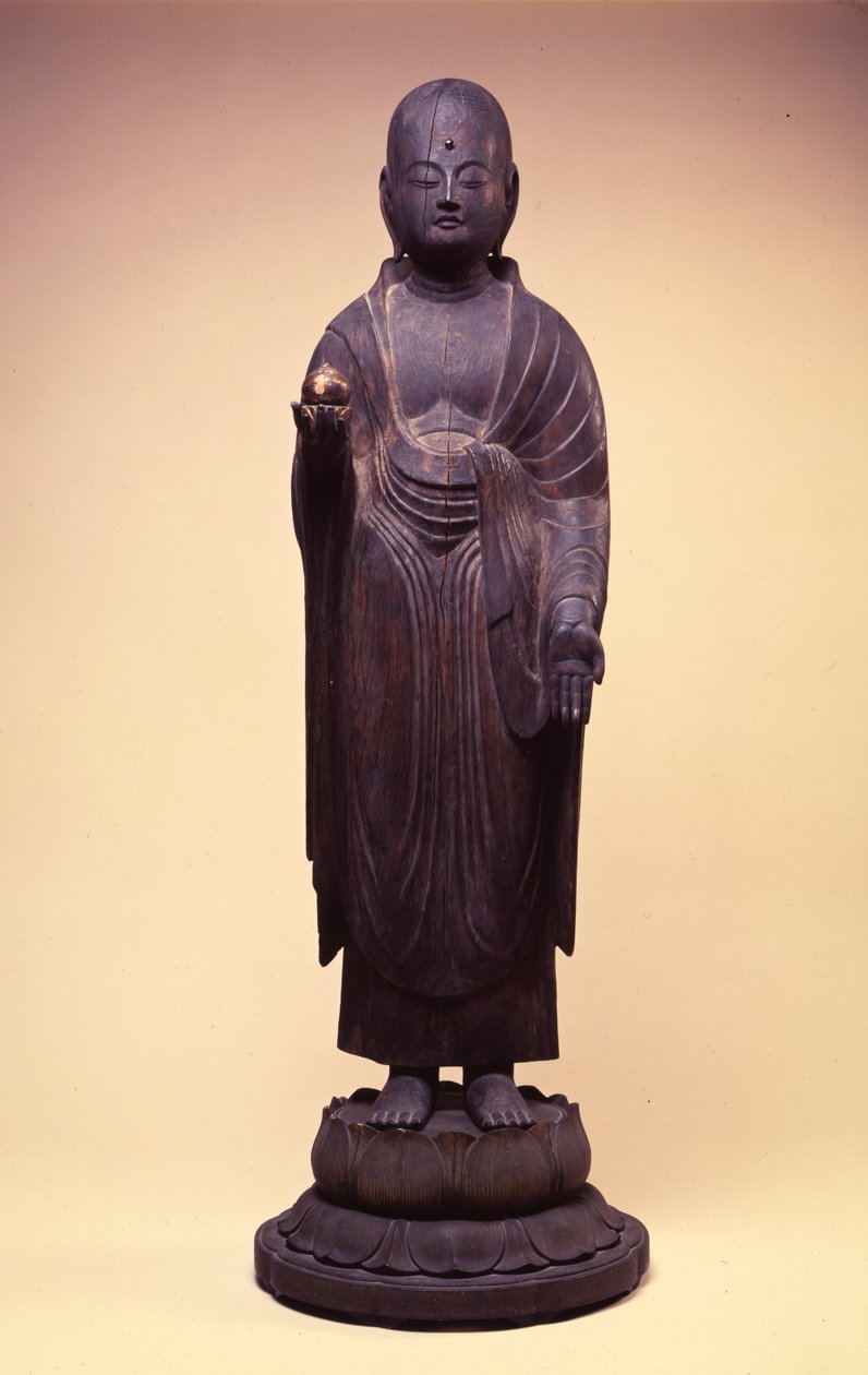 Jizo Bosatsu, periodo tardo Heian / Fujiwara da Japanese School