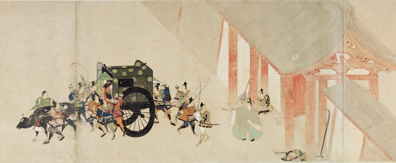 Racconto illustrato della ribellione di Heiji (1159-1160) (Visita imperiale a Rokuhara) da School Japanese