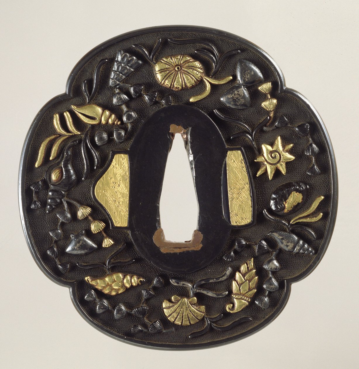 Tsuba, periodo Edo 1615-1868, giapponese da Japanese School