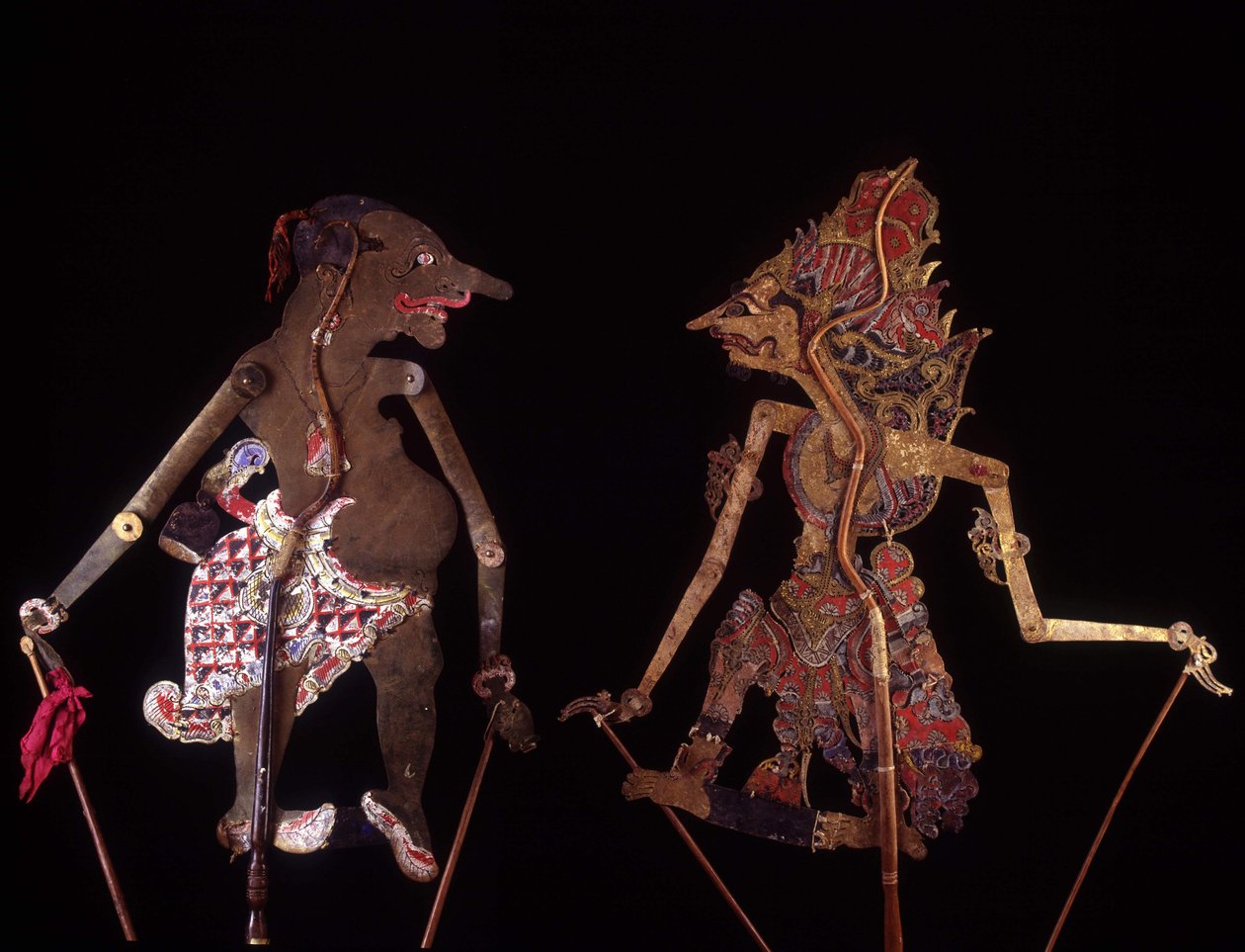 Wayang Kulit. Burattini di Giava. Collezione Jean François Hubert. Parigi da School Javanese