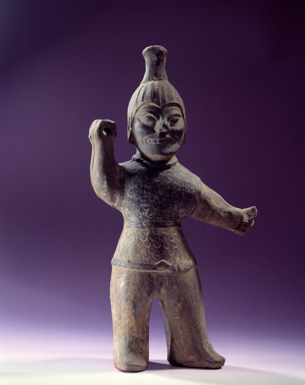 Arte coreana: figurina di esorcista. Periodo dei Tre Regni (57 a.C.-668 d.C.). Parigi, Museo Cernuschi da School Korean