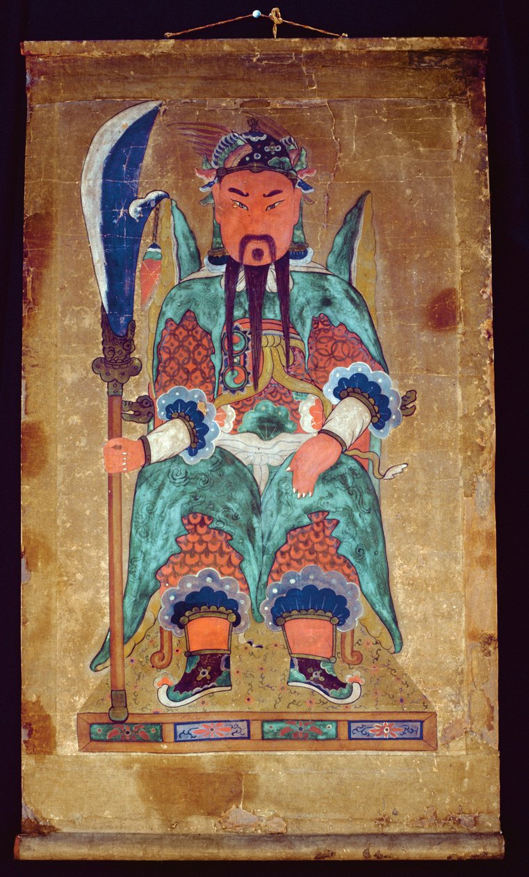 Gwanwoojanggun (pigmento naturale su carta) da School Korean