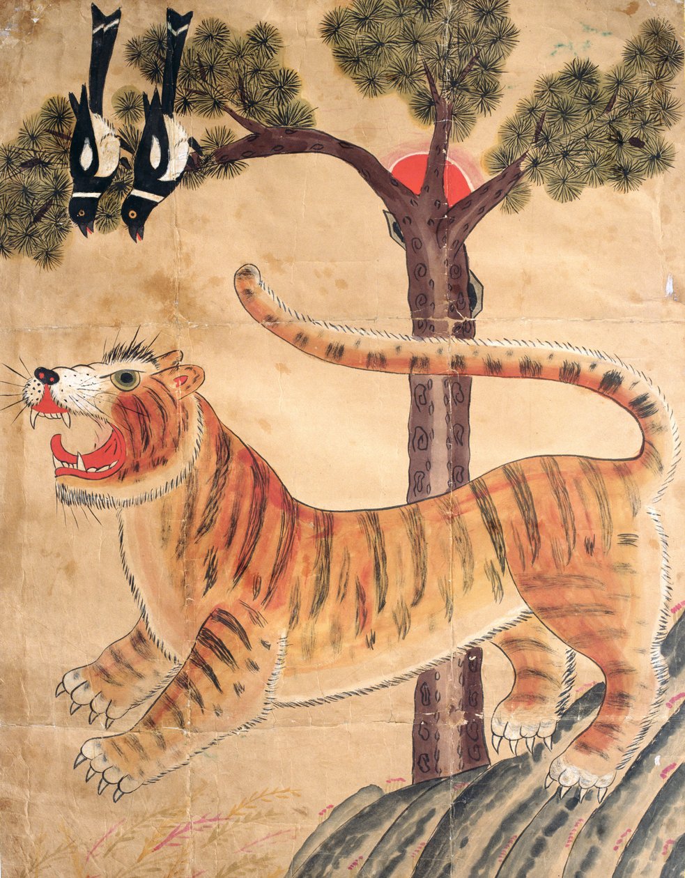 Seonangsin (pigmento naturale su carta) da School Korean