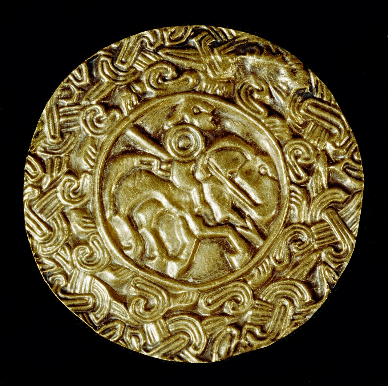 Archeologia del Medioevo. Arte barbarica della Lombardia: disco d