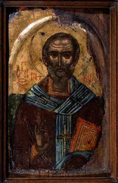 San Nicola, c.1600 da School Macedonian