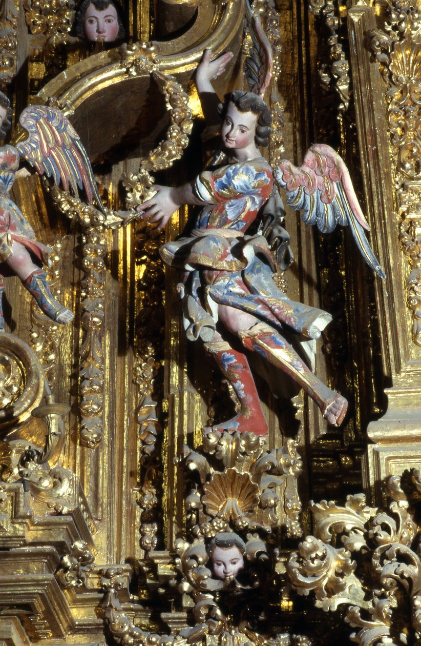 Dettaglio di decorazione churrigueresca da School Mexican