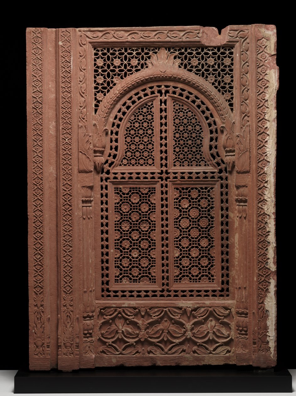 Coppia di schermi Jali, c. XVIII secolo da School Mughal