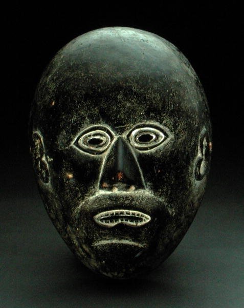 Maschera, possibilmente cultura Gorong, Nepal da School Nepalese