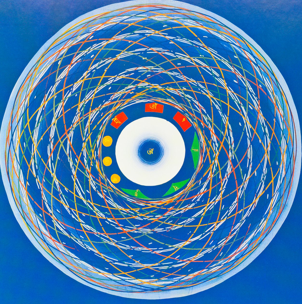 Om cosmo Mandala, che rappresenta la totalità, l