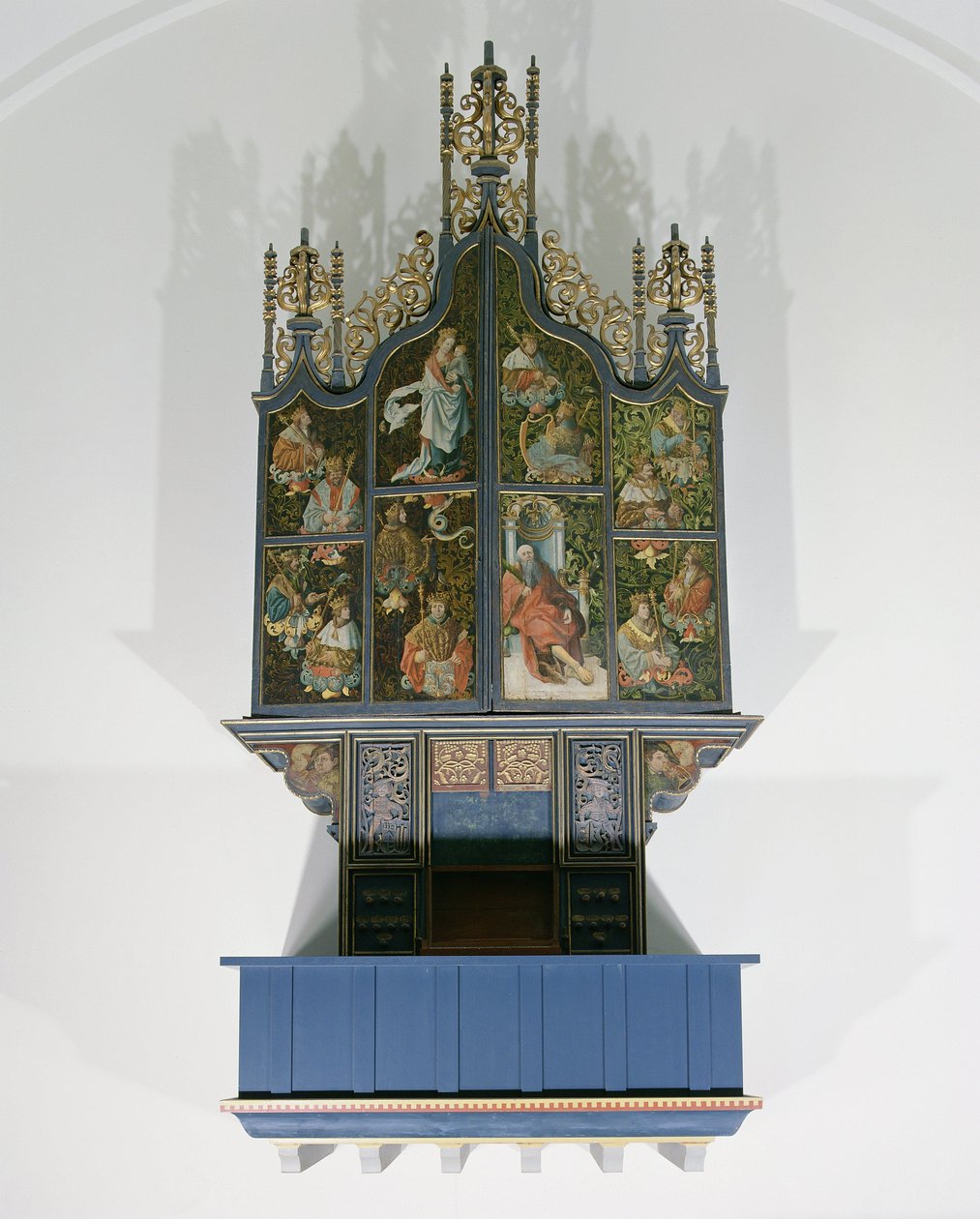 Organo dipinto da School Netherlandish