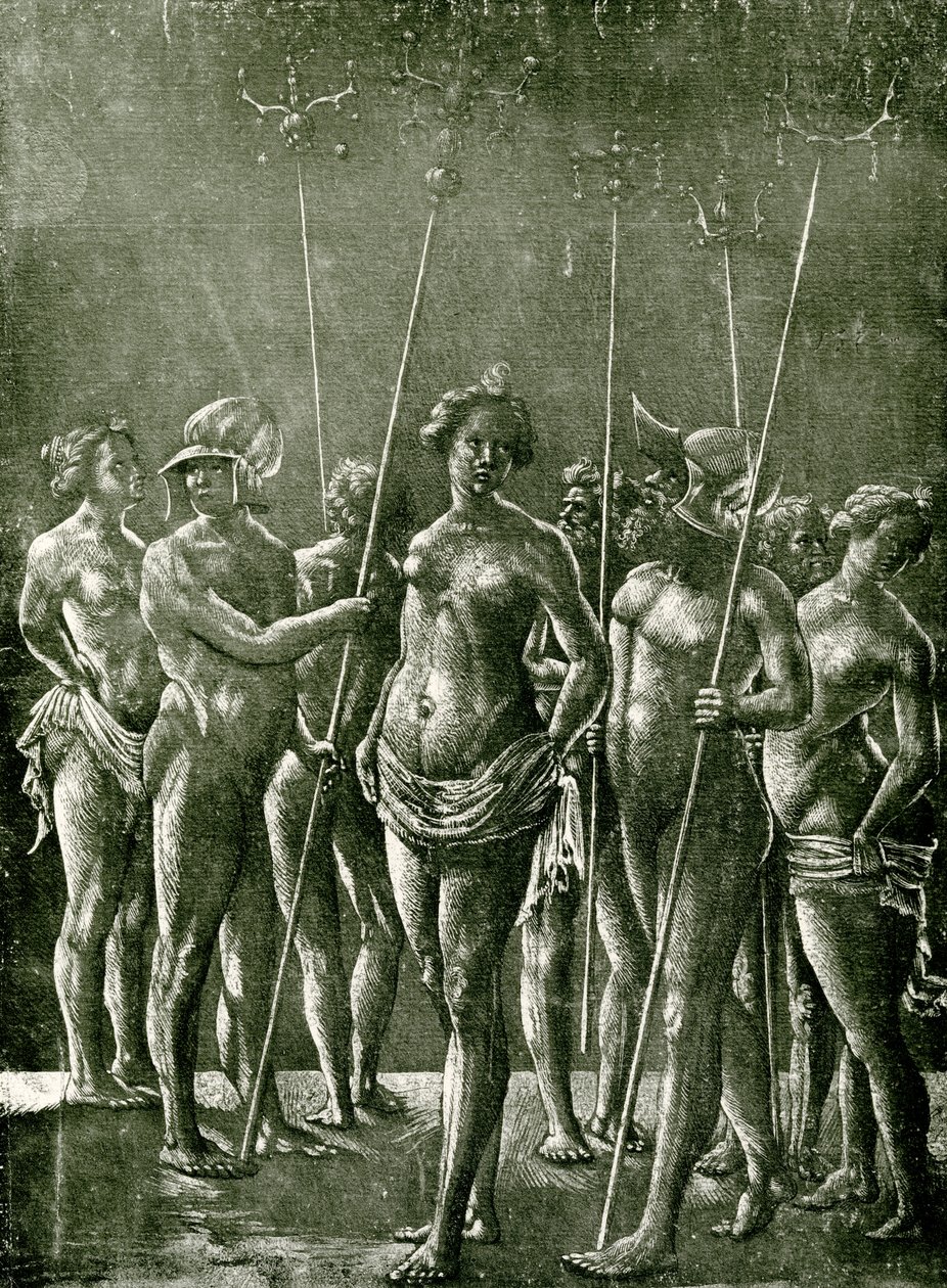 Illustrazione sconosciuta dopo un esempio italiano da School Netherlandish