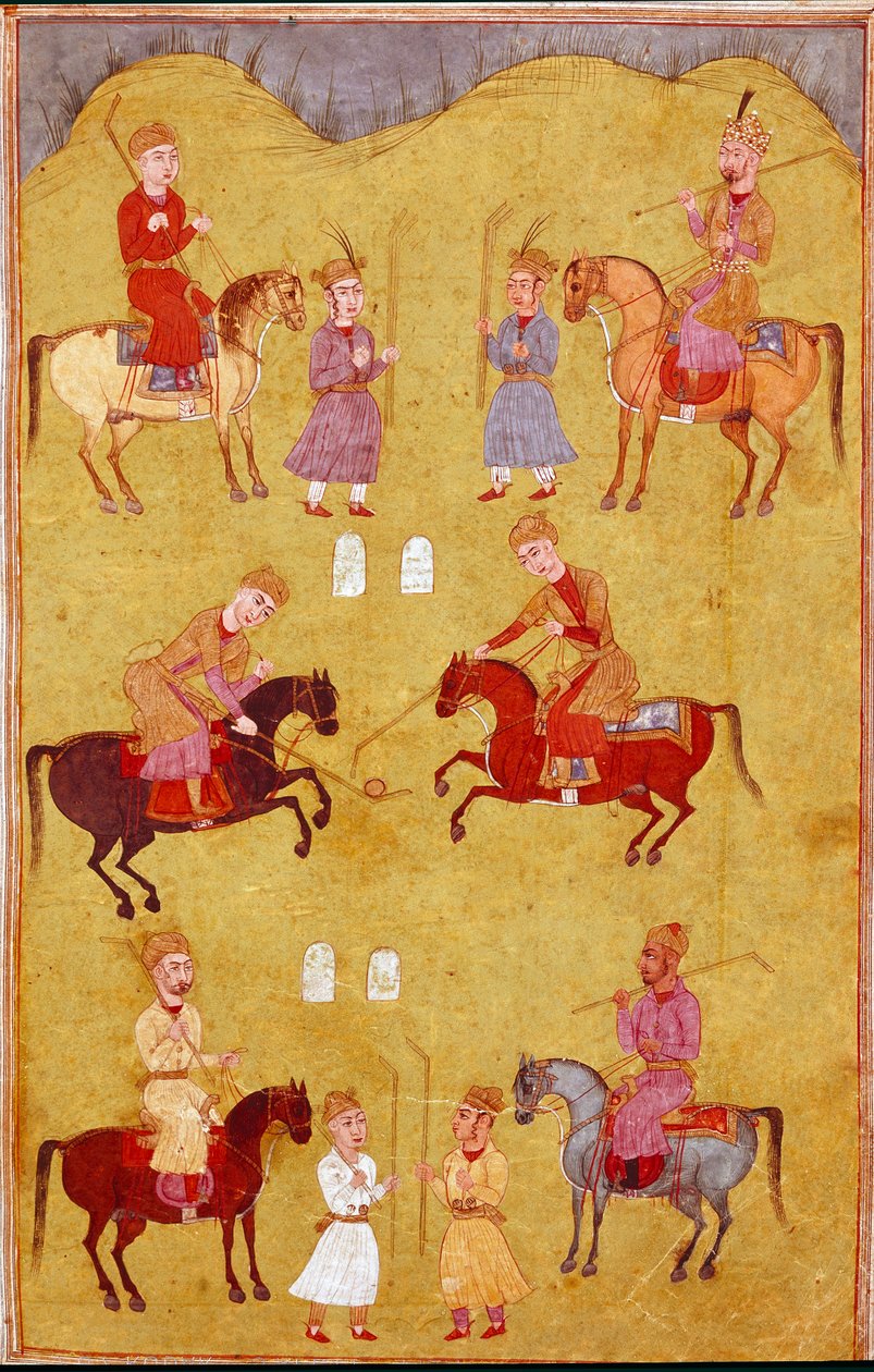 Arte islamica: la partita di polo da School Persian