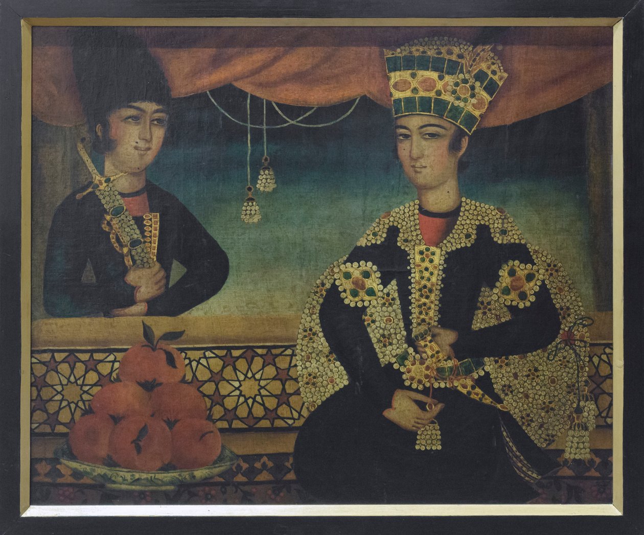 Un principe Qajar, forse di Mohammad Sadgeh da School Qajar