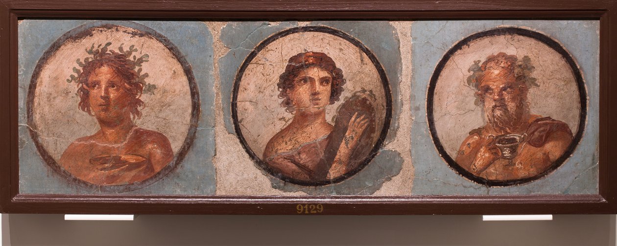 Ritratti di medaglioni, Pompei da School Roman