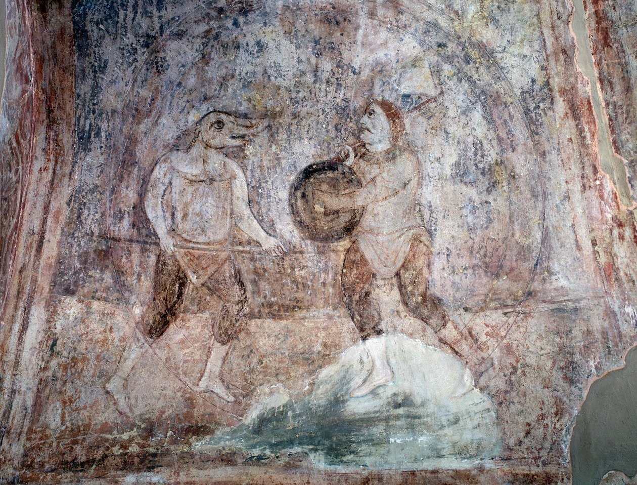 Scena di combattimento nell