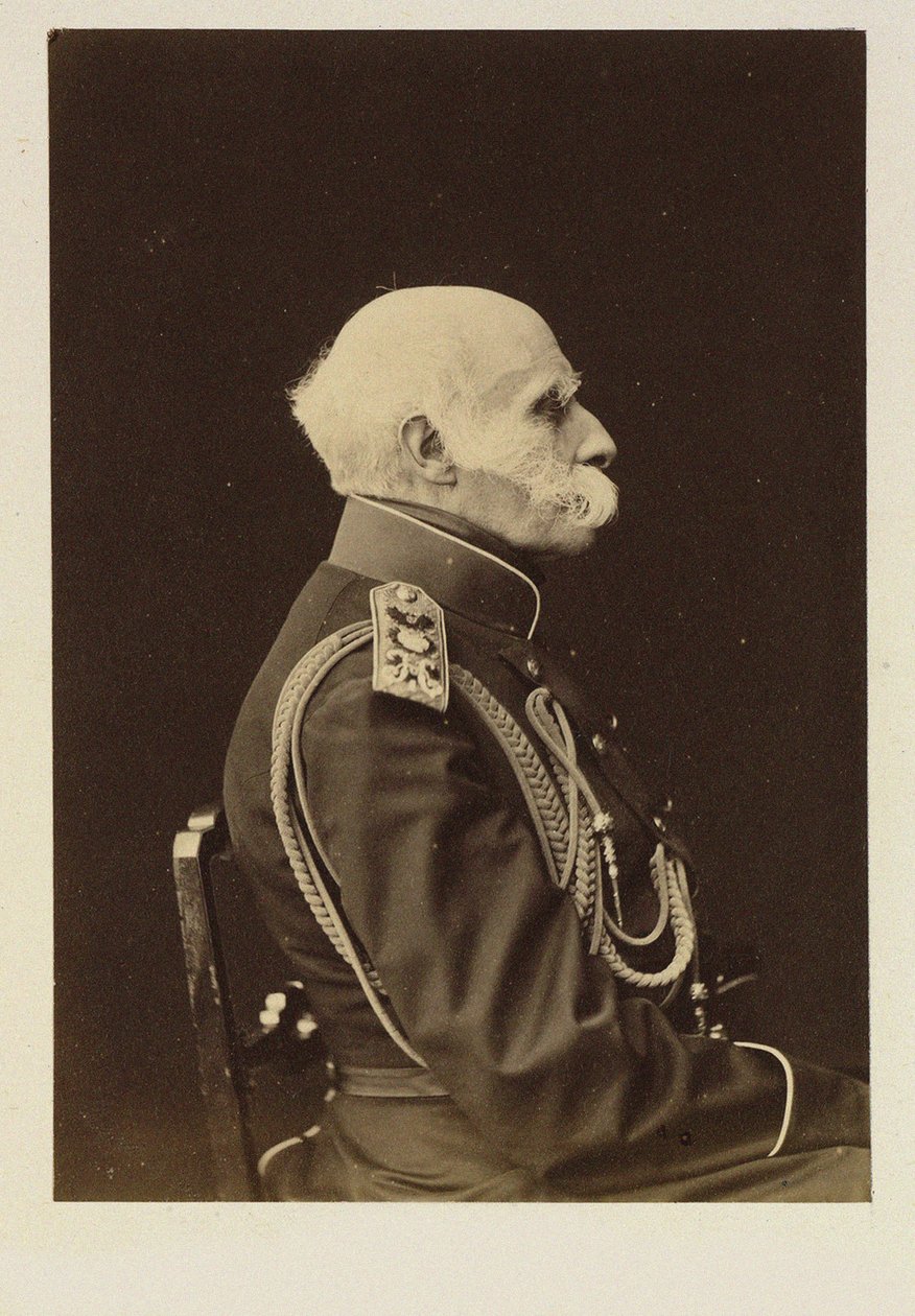 Ritratto del conte Fyodor Petrovich Litke (1797-1882), Anonimo. Litografia da School Russian