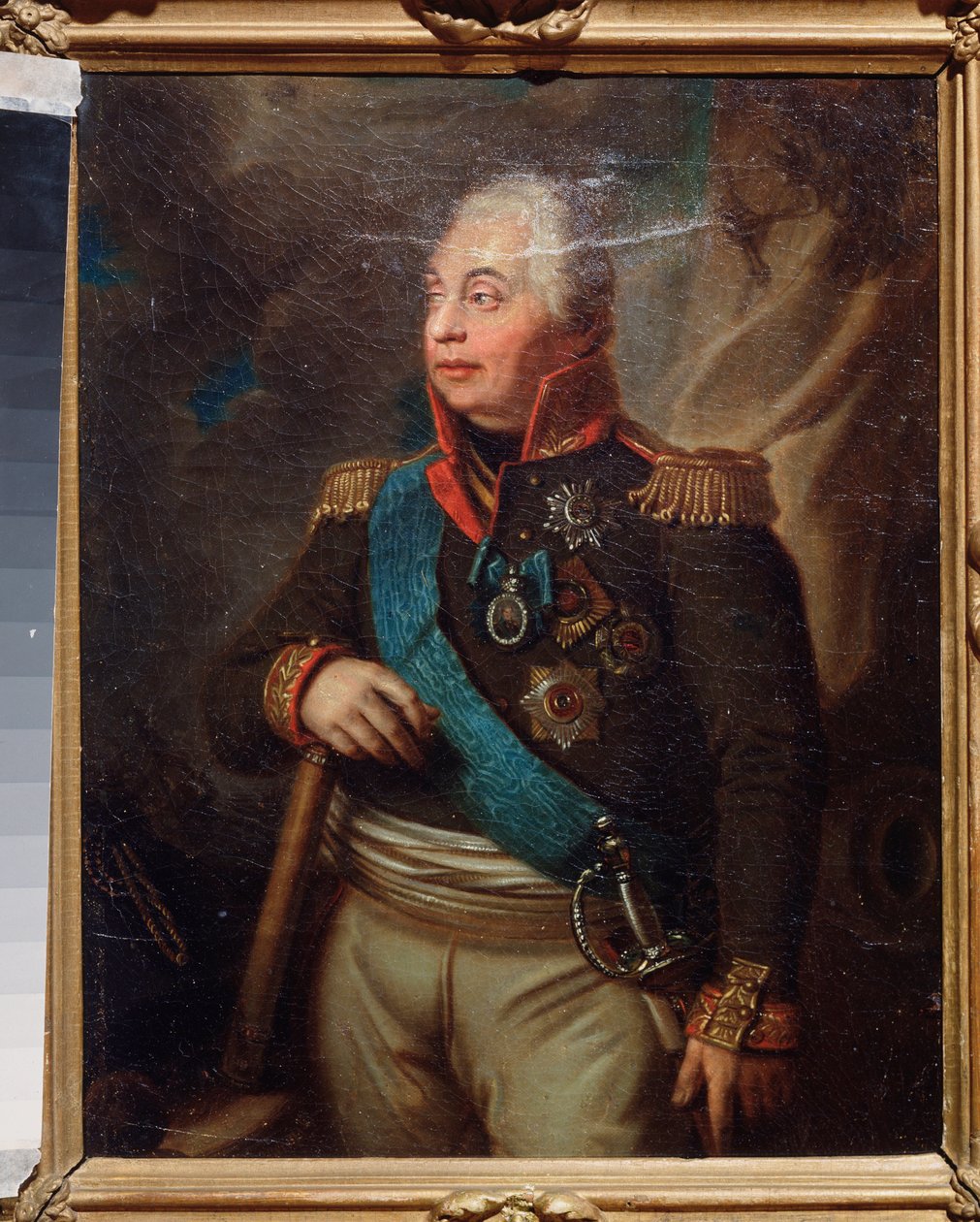 Ritratto del maresciallo Principe Mikhail Kutuzov da School Russian