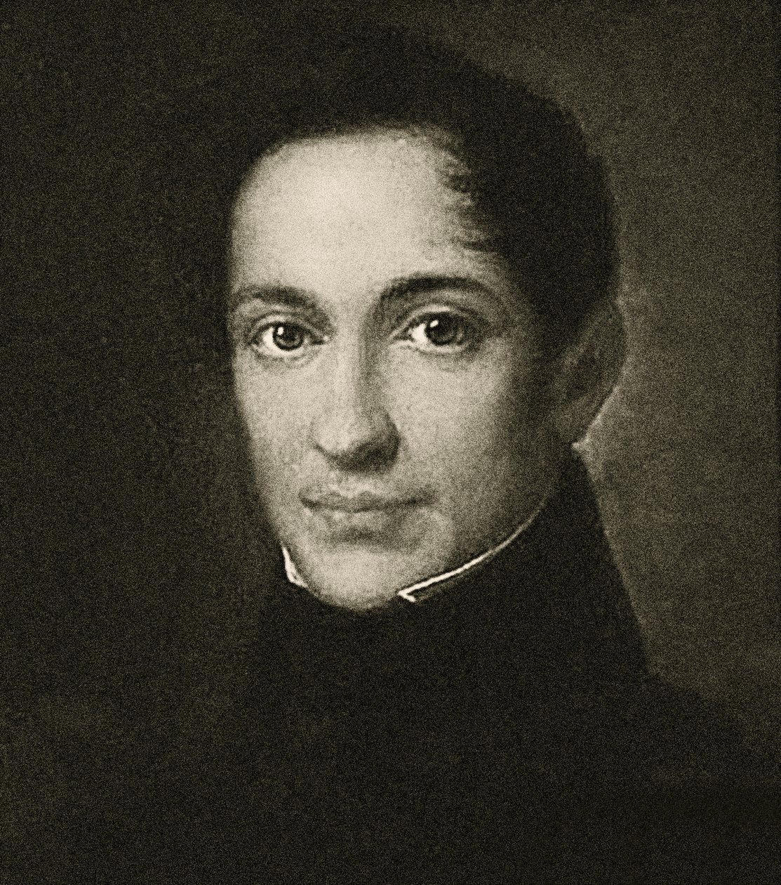Ritratto di Alexander Herzen da School Russian