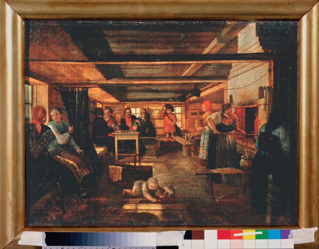 Scena in una casa di campagna da School Russian