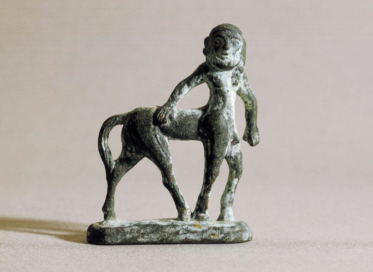 Arte iberica: scultura di un centauro VI-IV secolo a.C. da School Spanish