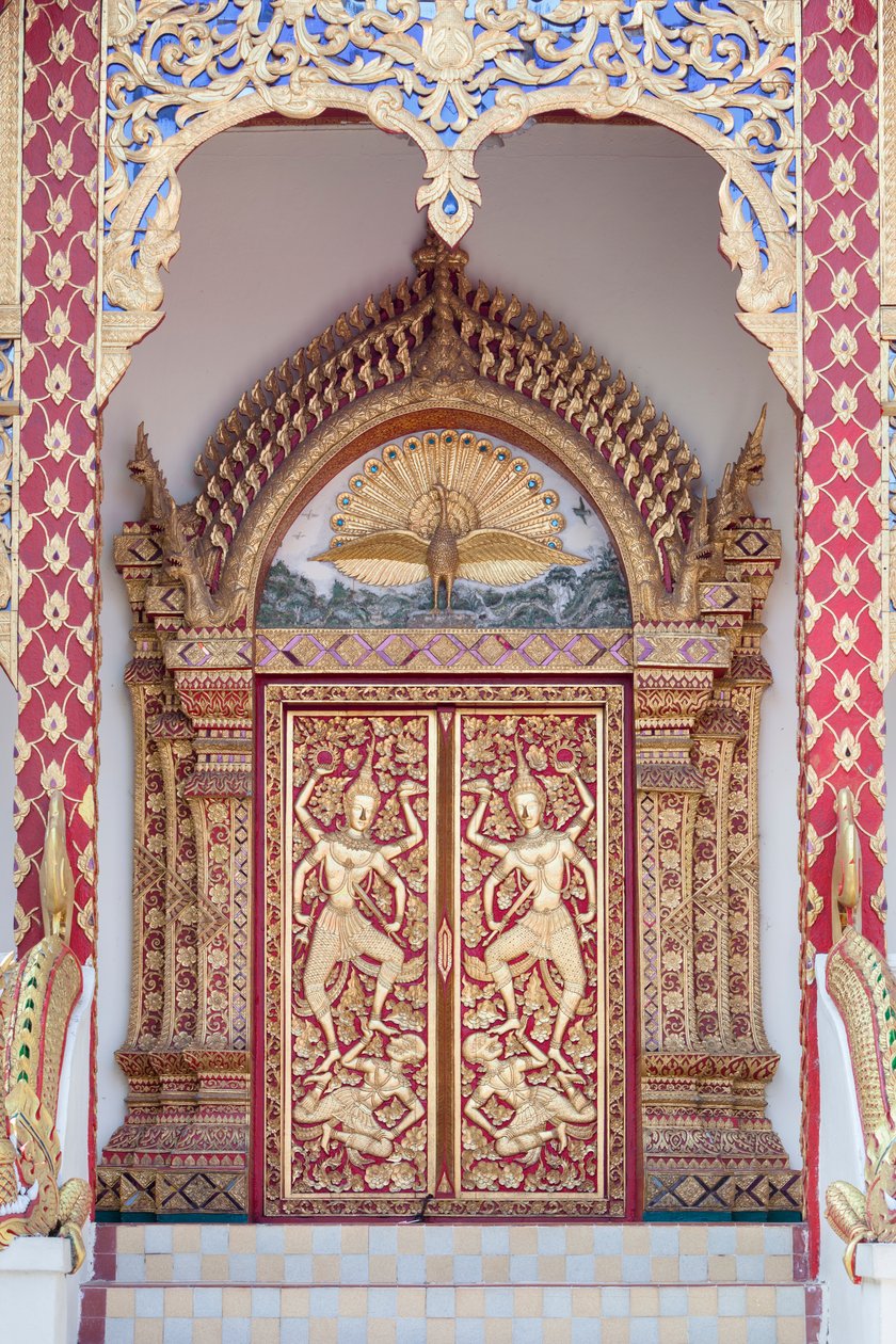 Porta del tempio, Wat Phrathat Doi Suthep da School Thai