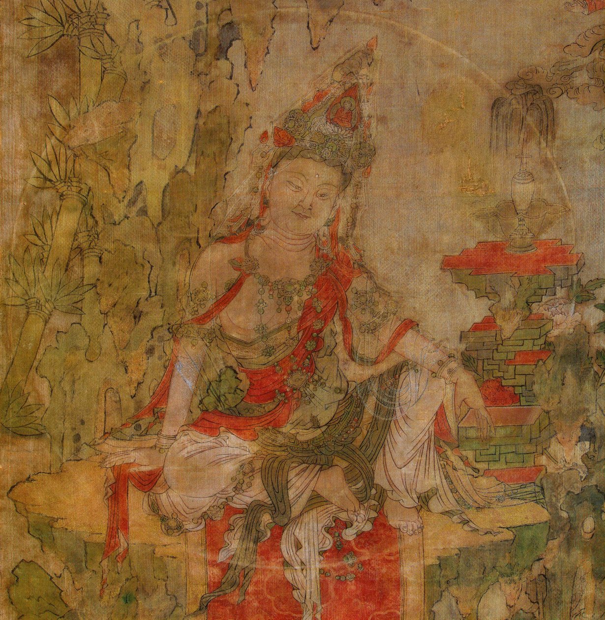 Cultura tibetana: Acqua e Luna Kuan-Yin (Guanyin) da School Tibetan
