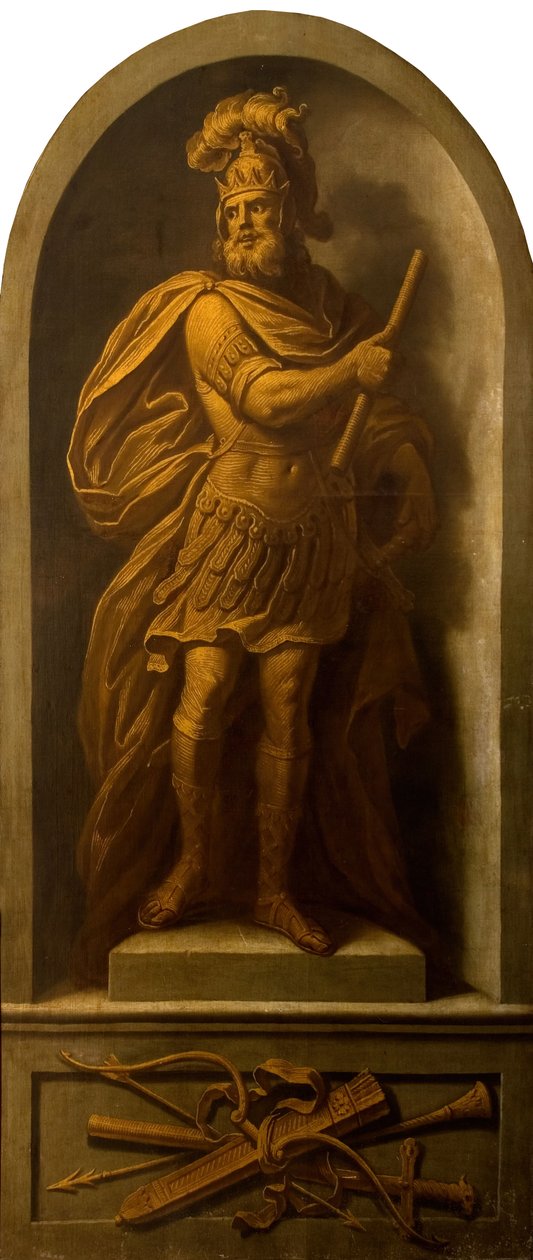 Un guerriero, 1710 da School of Godfrey Kneller