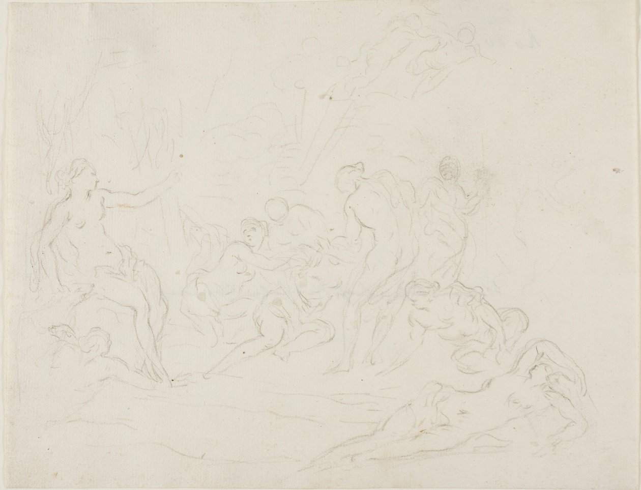 Diana e Callisto da School of Nicolas Poussin