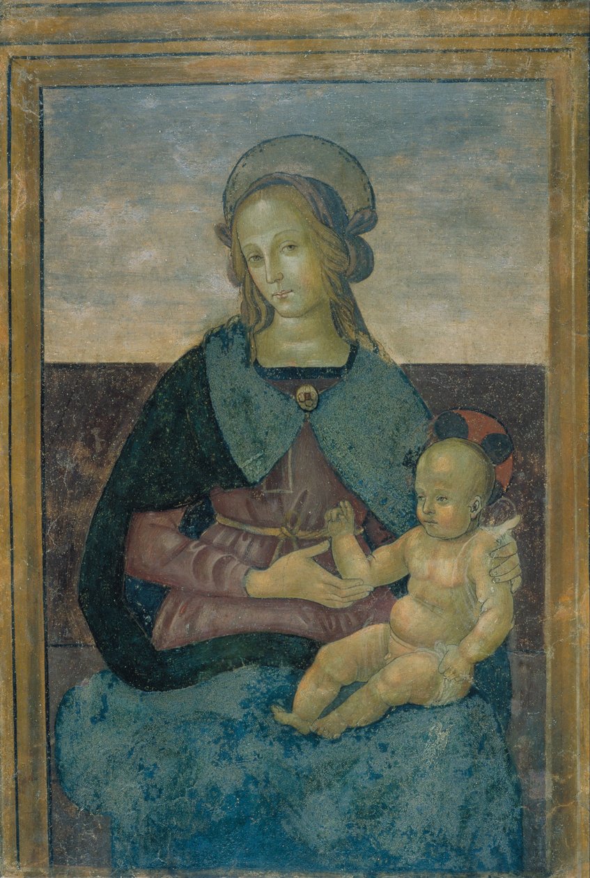 Vergine e Bambino da School of Perugino