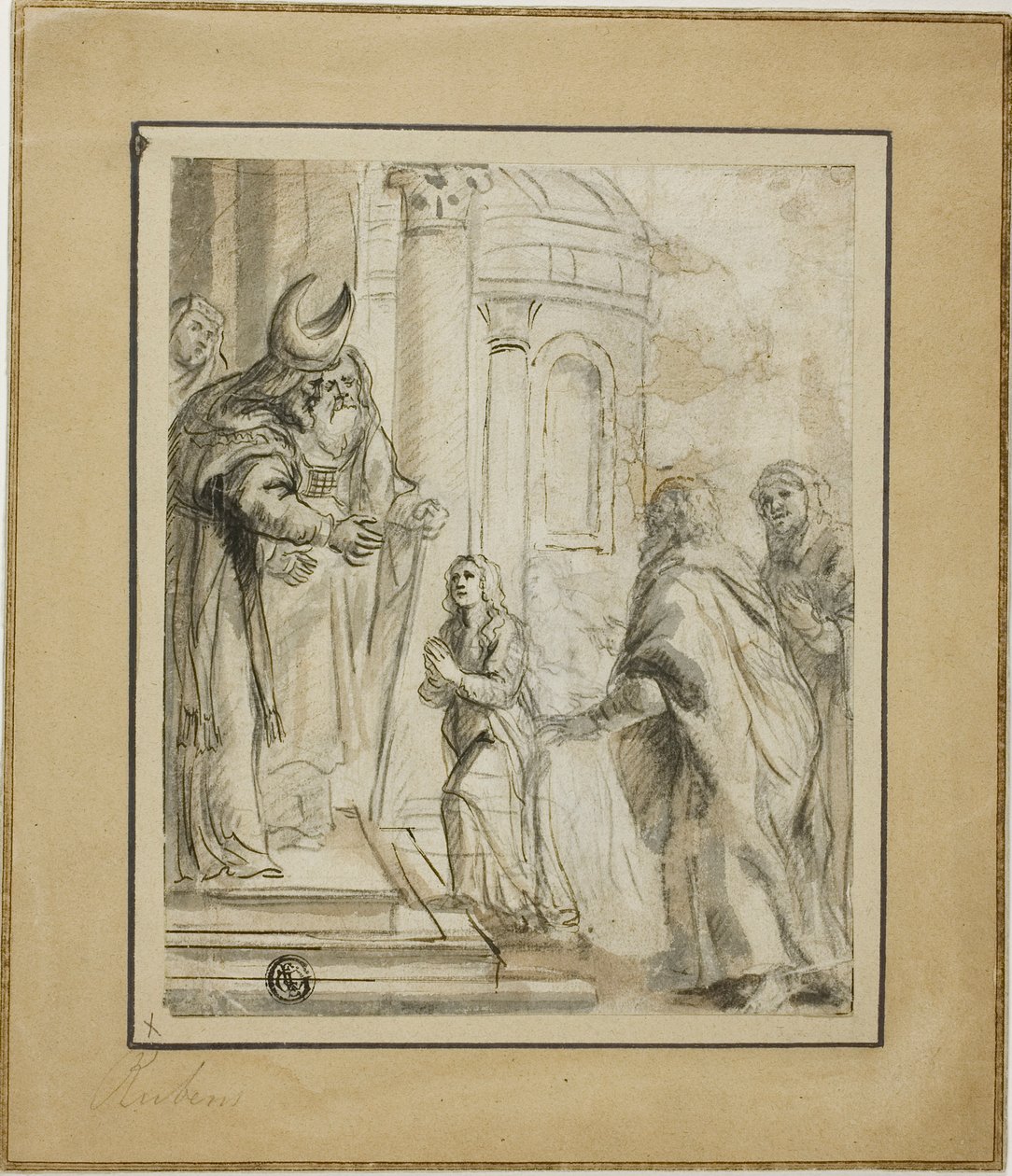 Presentazione della Vergine da School of Peter Paul Rubens
