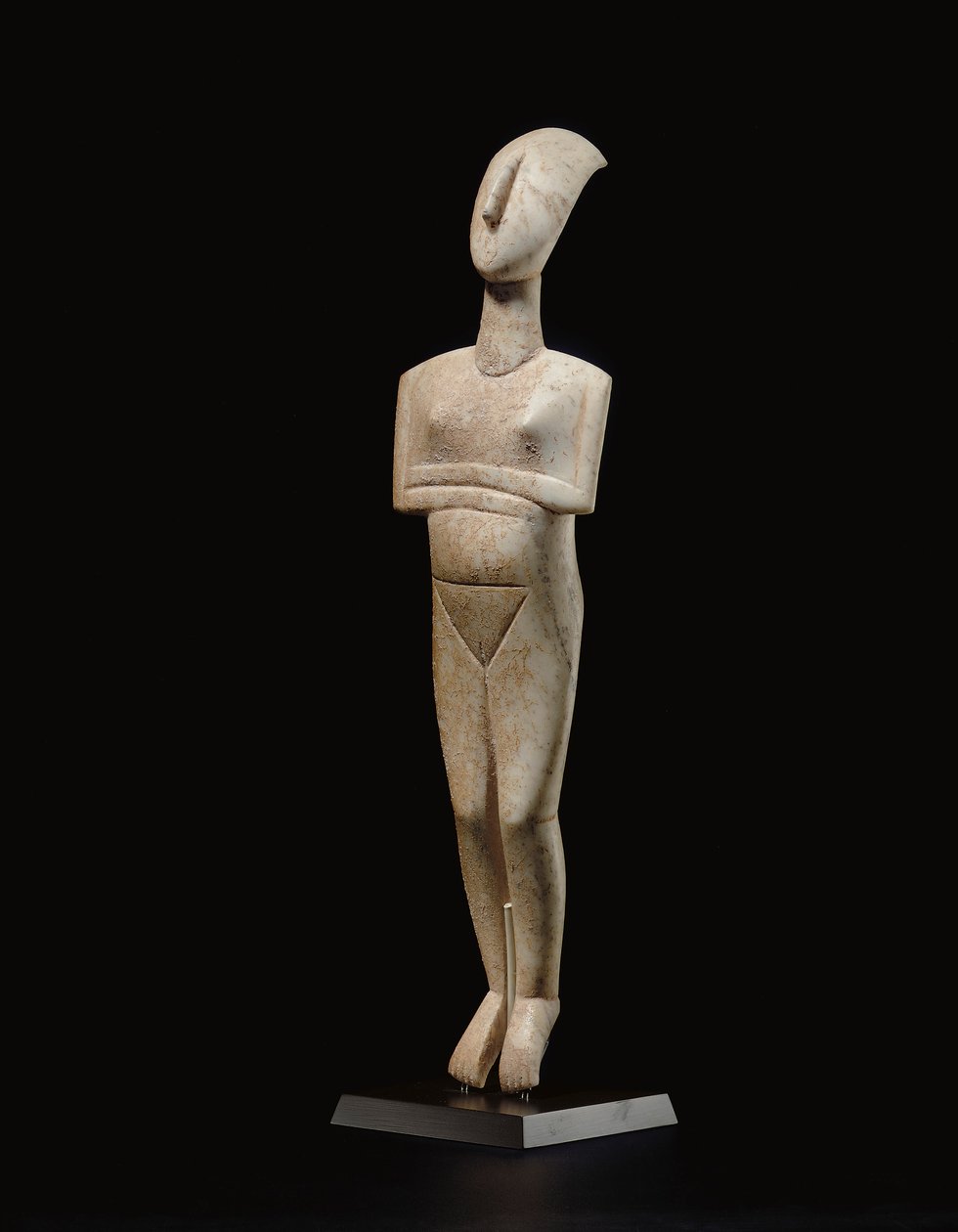 Figura femminile reclinata cicladica, pezzo nominale del Maestro Schuster, Cicladico Antico II, c.2400 a.C. da Schuster Master