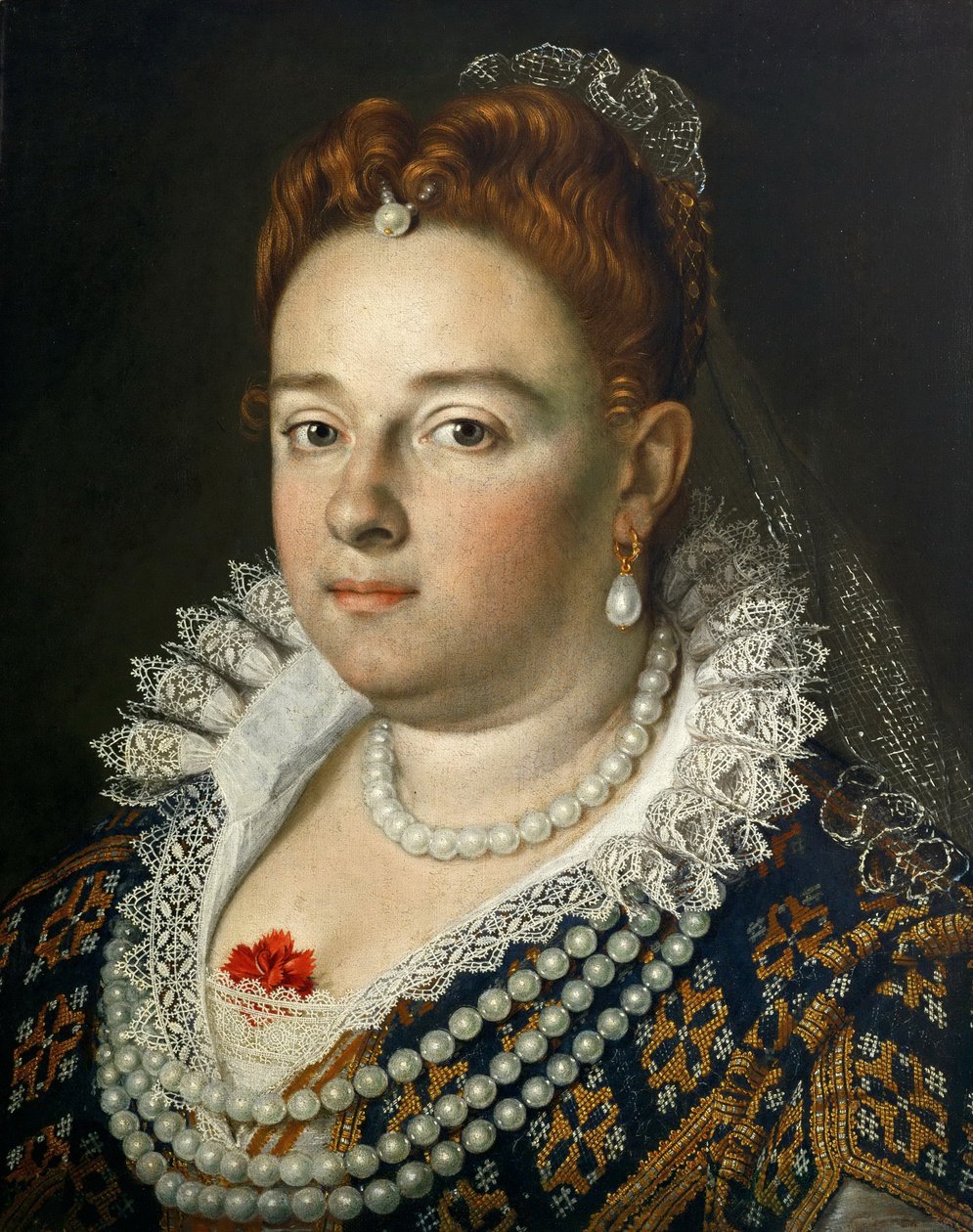 Ritratto di Bianca Cappello 1548-1587, Granduchessa di Toscana, 1585-1586 da Scipione Pulzone