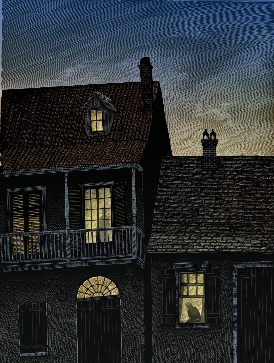 Vieux Carré, 2009 (tavola da disegno, colorata in digitale) da Scott McKowen