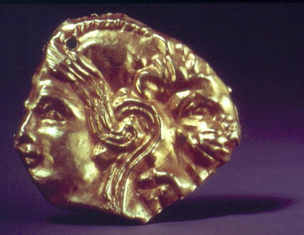 Testa di un giovane e leone da Scythian