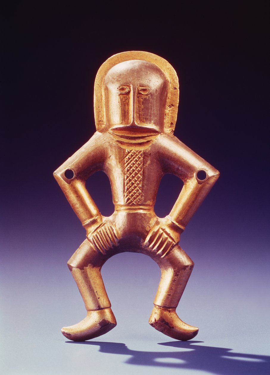 Nomade a cavallo (argento dorato) da Scythian