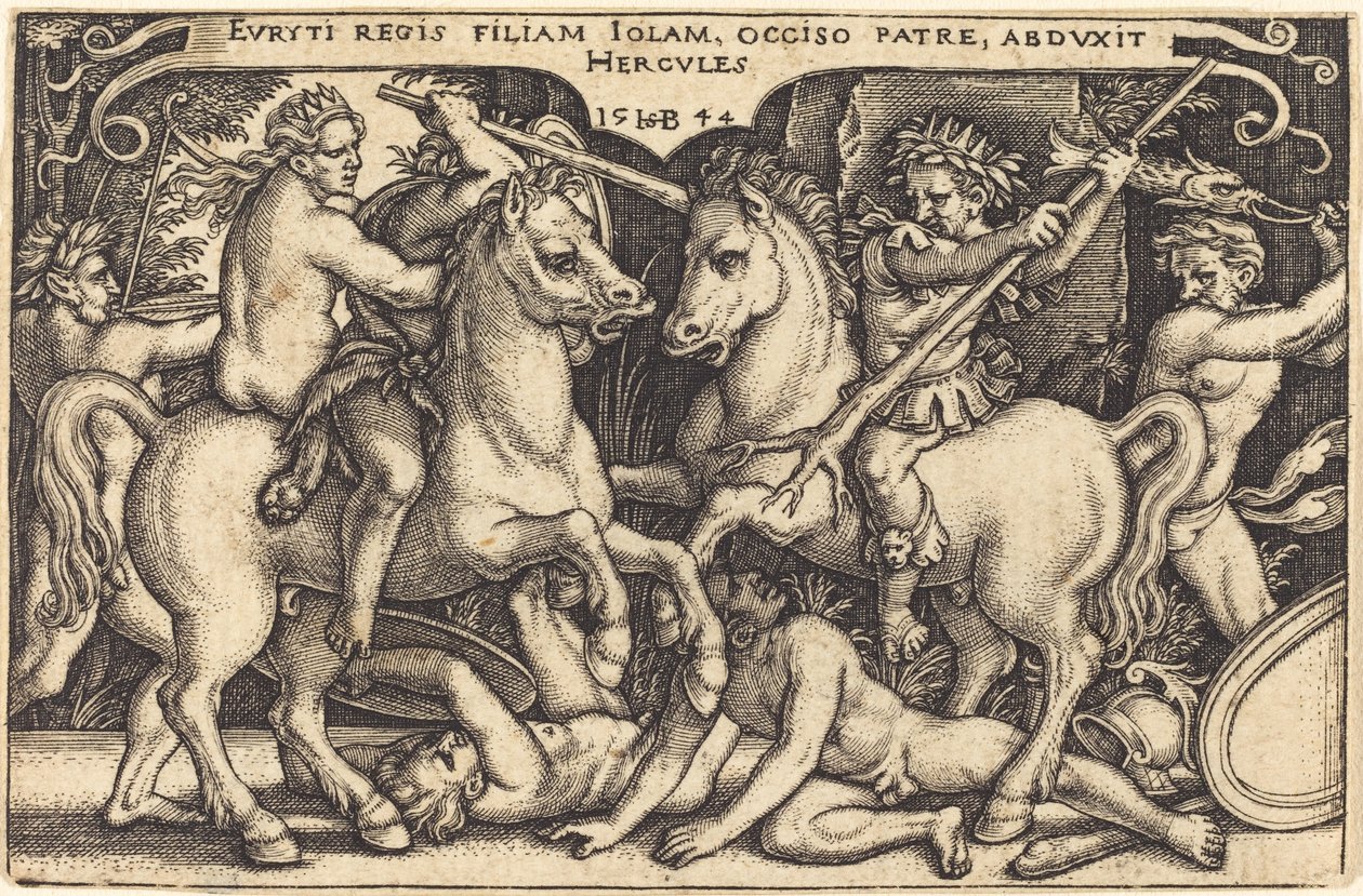Ercole e Iole da Sebald Beham
