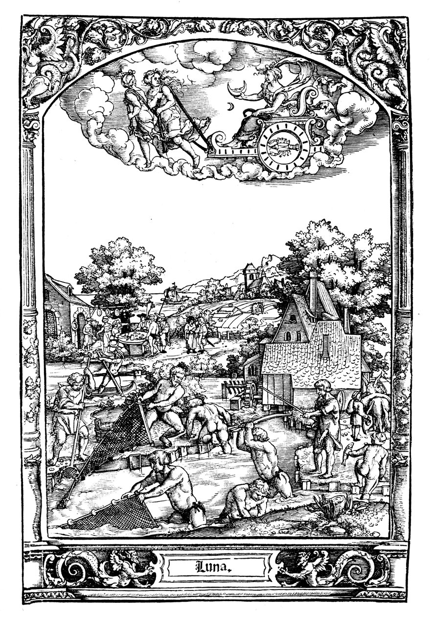 Luna, 1531 da Sebald Beham