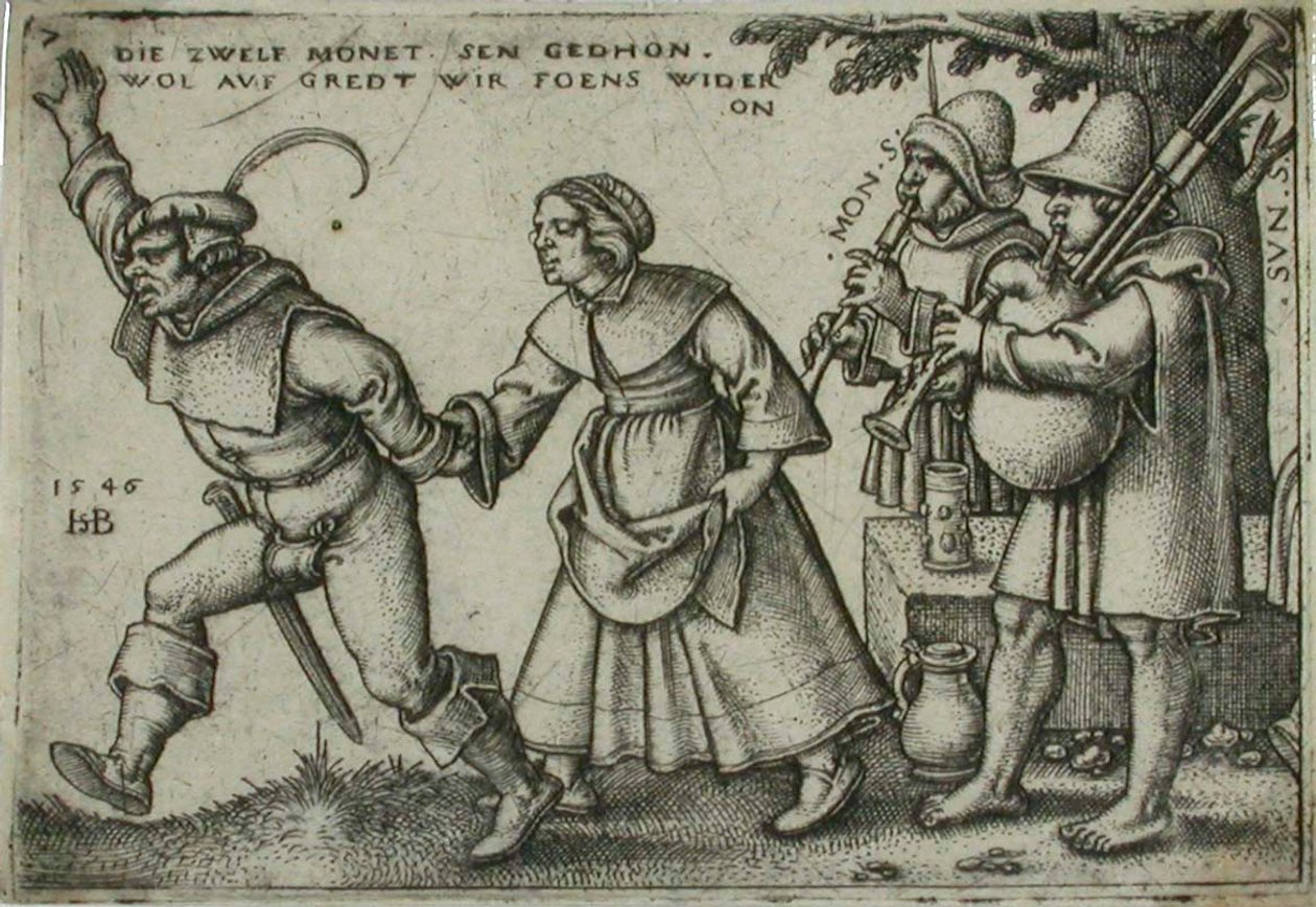 Matrimonio in campagna, 7 da Sebald Beham