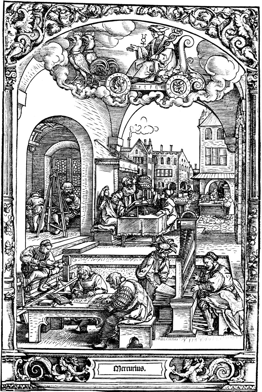 Mercurio da Sebald Beham