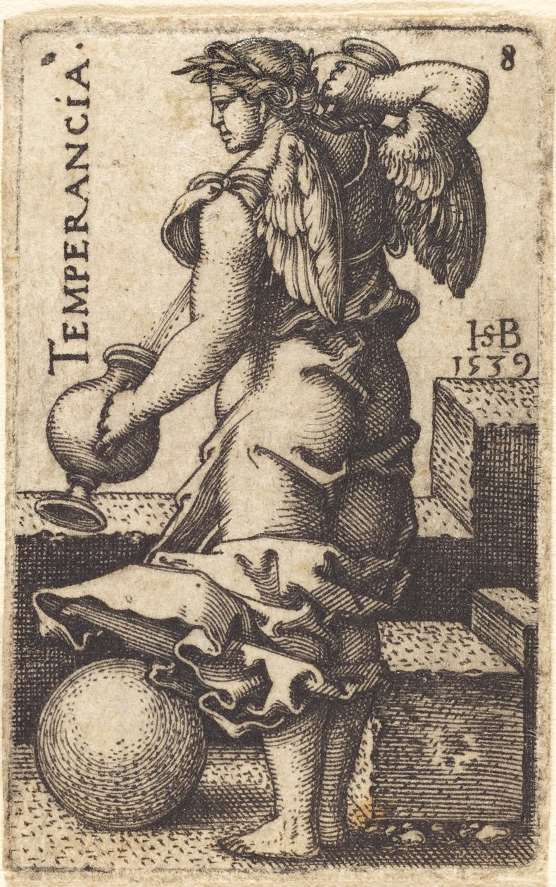 Temperanza da Sebald Beham