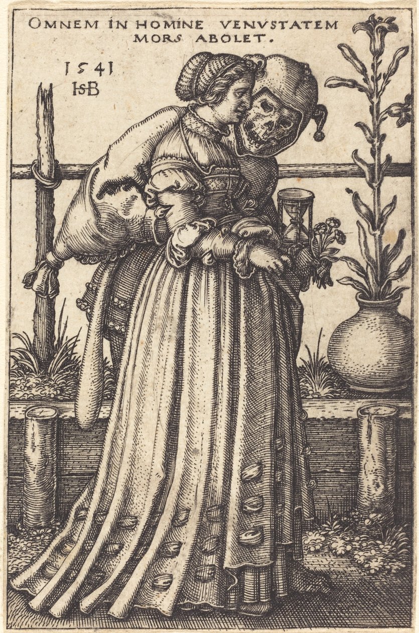 La signora e la morte da Sebald Beham