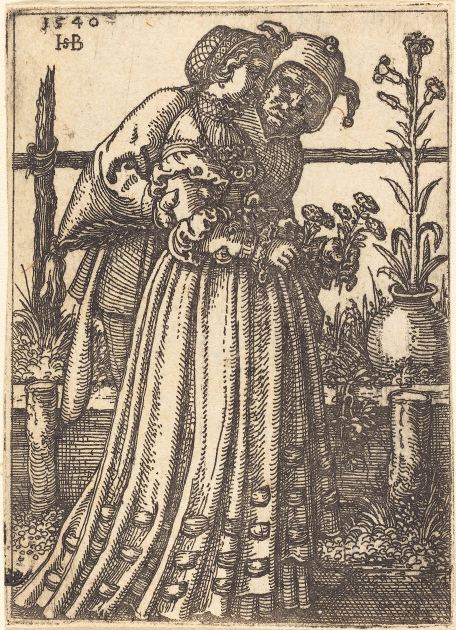 La dama e il folle da Sebald Beham