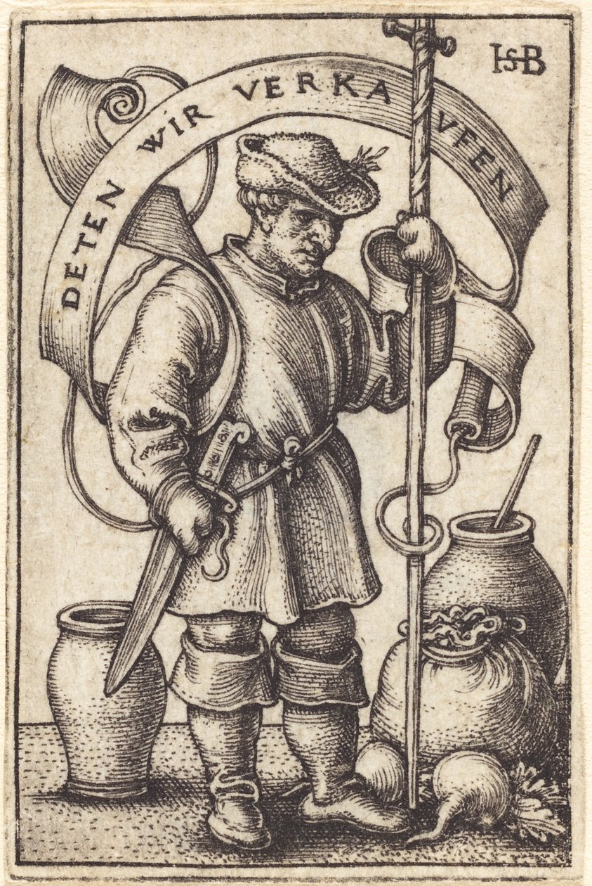 Il contadino al mercato da Sebald Beham