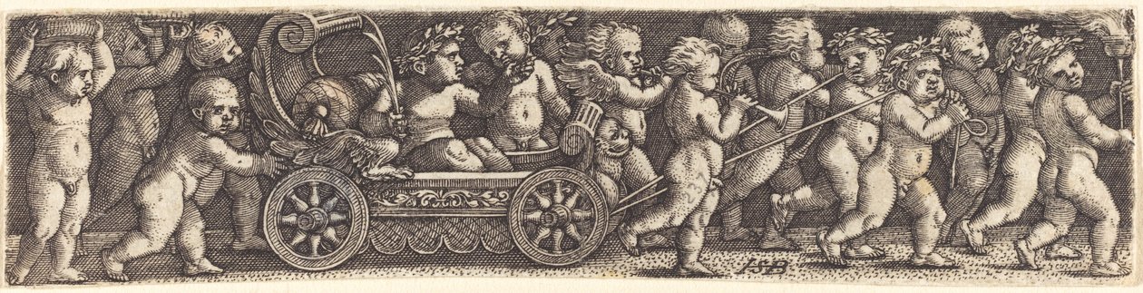 Processione trionfale dei bambini da Sebald Beham