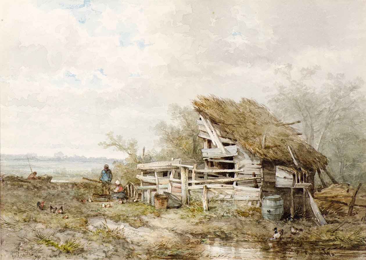 Paesaggio da Sebastiaan Mattheus Sigismund de Ranitz