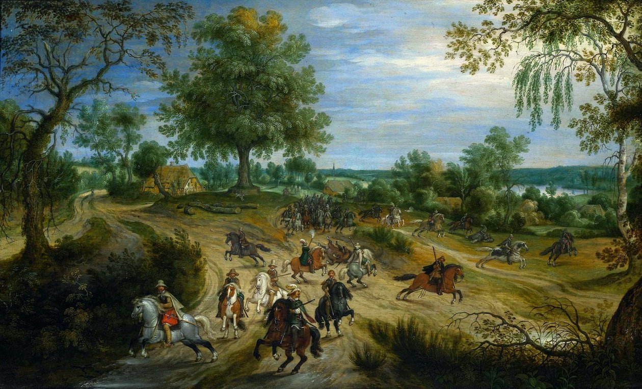 Una scaramuccia. da Sebastiaen Vrancx